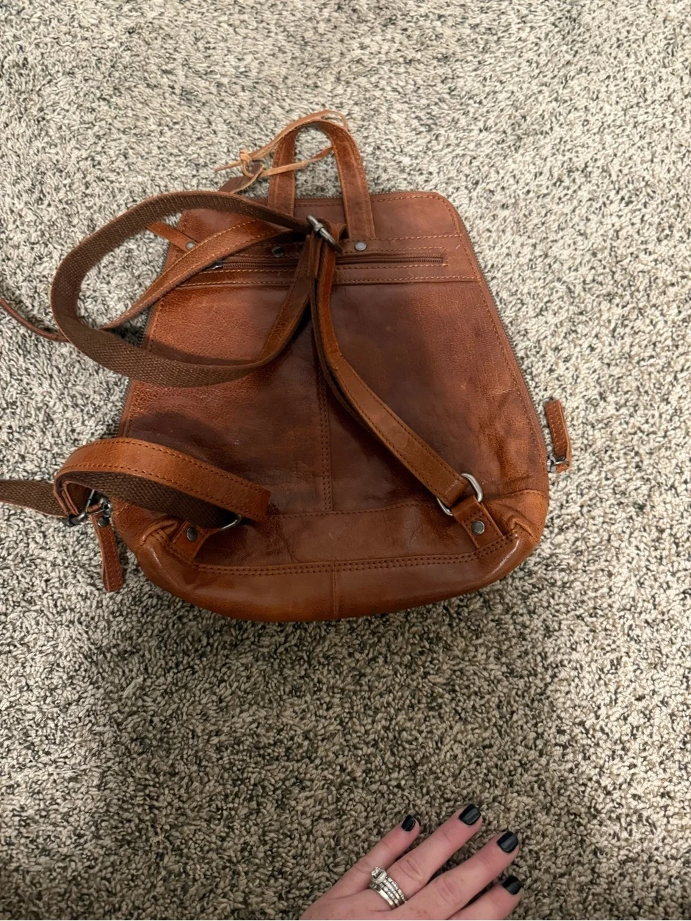 Spikes and sparrow backpack purse